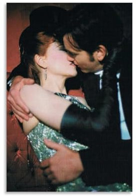 OREAUORN Moulin Rouge 2001 (10) Poster, Wandkunst, Leinwandbezug, ästhetisches Vintage-Poster, dekoratives Gemälde für Wohnzimmer, Schlafzimmer, 30 x 45 cm, ungerahmt