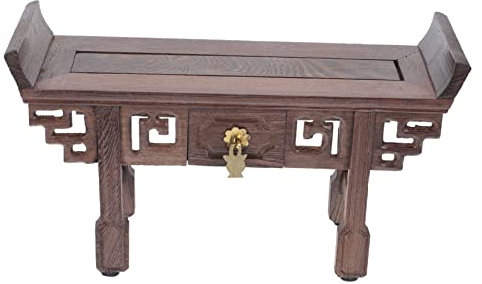 BATHVEVE Holz Display Stand Für Teekannen Vasen Und Bonsai Stabiler Eleganter Präsentationsständer Aus Hochwertigem Holz Für Zuhause Büro Stilvolle Deko