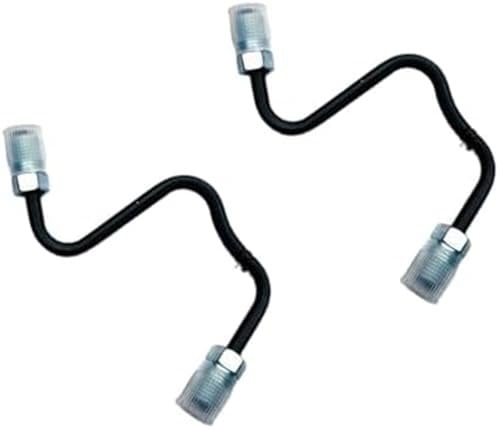 MEXWLOP 2 STÜCKE Autobremsschläuche Hintere Bremsleitungen, for VW, for Golf, Mk5 Mk6, for Passat, CC B6, for Käfer, for Touran, for, A3 TT RS hintere Bremsleitung