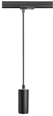 Deko-Light 1-Phasenleuchte-Pendelleuchte Lucea, 10 W, DIM, 2700 K, Schwarz