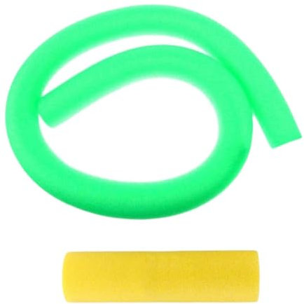 Jiuvaso Tubi Galleggianti per Nuoto, Accessorio Acquatico con Connettore, Verde Giallo