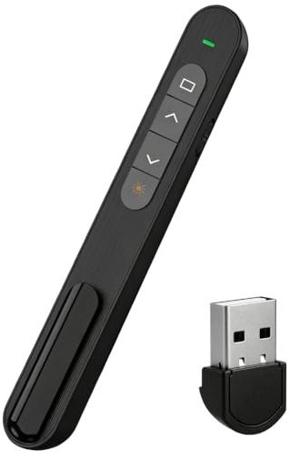 Puntero Presentaciones Inalámbrico USB con Clip para Informes