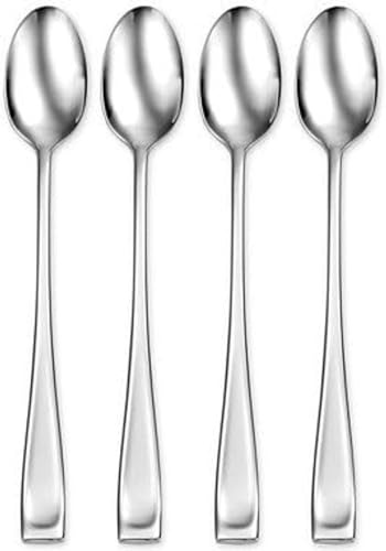 Oneida Moda Fine Flatware Iced Teaspoons, 0.70 LB, Metallic