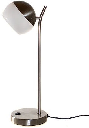 T1603 LED Echtglas Tischleuchte, Nachttischleuchte, Schreibtischleuchte