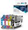 LCL Kompatibel Tintenpatrone LC121 LC123 LC123BK LC123C LC123M LC123Y (1Schwarz 1Cyan 1Magenta 1Gelb) Ersatz für Brother MFC-J4410DW J4510DW J4610DW J4710DW J470DW J6920DW J870DW J245 J650DW J6720DW