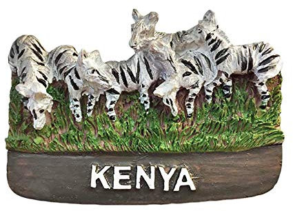 Wedare 3D Kenya Africa Zebra Refrigerator Magnet Travel Sticker Souvenirs,Home & Kitchen Decoration Kenya Fridge Magnet from China