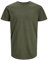 Jack & Jones Men's Jjenoa Tee Crew Neck Noos T Shirt, Forest Night, XS UK