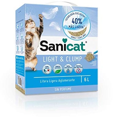 SUBSTRATOS GRAVAS Y ABSORVENTES Sanicat Light and Clump 4200g