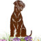Terma Stahldesign Edelrost Hund Gartenstecker Riesenschnauzer, Handmade Germany, tolle gartendeko aus Rost-Metall, deko rostoptik, Rostfiguren Tiere, rostfiguren Garten, Rostdeko