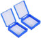 UKCOCO 2Pcs Objektträger Lagerung Box Gefüttert 20 Ort Objektträger Box Mikroskop Halter Multi Slots Storage Container für Labor（Zufällige Farbe
