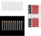 (3D-weiß-10883, 10er Set mit Fernbedienung) Kabellose LED Baumkerzen, Fernbedienung, erweiterbar, Timer, Flacker/Standlicht, Dimmer. Weihnachtsbaumkerzen Weihnachtskerzen Christbaumkerzen