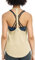 icyzone Damen Fitness Sport Tank Top Ärmelloses Sport Oberteil Yoga Gym Shirt (M, Cream White)