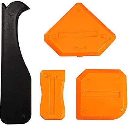 4 piezas ventana puerta silicona masilla esparcidor espátula cemento raspador calafateo herramienta de retiro masilla remover kit herramienta de calafateo