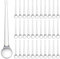 SUPERFINDINGS 50 Pz Lacrima Acrilico Grandi Pendenti Chiaro Lampadario Sospeso 3.88x0.75 Pollici Goccia di Cristallo Lampadario Pendente per Parti di Nozze Festa di Natale Decorazioni