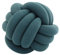 knotenkissen, Kissen Knoten, Knot Kopfkissen, Kissen Rund, Decorative Cushion, Zierkissen Knoten für Sofa, Bett, Wohnzimmer, Blau, 20cm