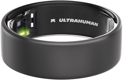 ULTRAHUMAN Ring AIR – Schlaf- und Fitness-Tracker, Smart Ring für Frauen und Männer, Keine App-Gebühr für Standardfunktionen (Ring AIR, Mattgrau, 13)