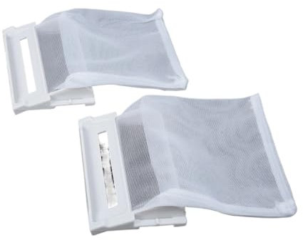 zoubeqie 2Pcs Washing Machine Lint Filter Mesh Compatible For LG Laundry Washer Hair Catcher Mesh Bag