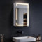 SONNI LED Spiegelschrank 3 Lichtfarbe Einstellbarn, Spiegelschrank Bad mit Beleuchtung und Beschlagfrei LED Badezimmerschrank mit Kabelloses Scharnier Design Medizinschrank