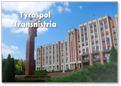 Lenin-Statue, Tyraspol, Transnistrien, Moldawien, Kühlschrankmagnet