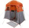 vidaXL Shower Tent 2-Person – Grey/Orange Waterproof Camping Toilet/Dressing Room – Private Space with Easy Setup & Portable Design