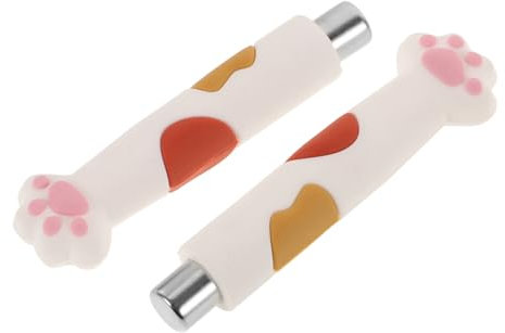 FRCOLOR 2pcs Cat Eye Magnet Tool Soft Silicone Nail Art Magnet Pen for Nail Polish
