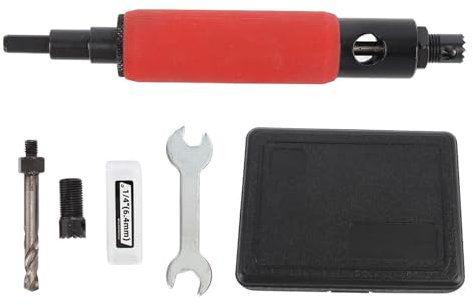 Herramienta de Extracción de Remaches, Acero Aleación de 1/4 Pulgada Removedor de Remaches con Tirador de Perforación de Cegueras de Perforación de Broca para Fabricación