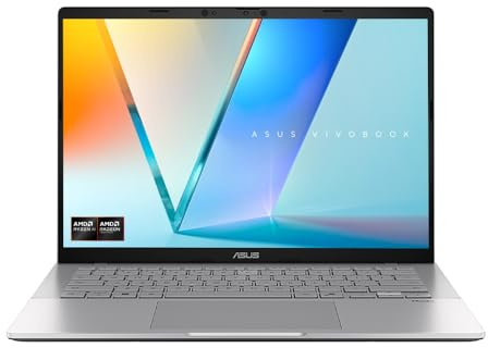 ASUS Vivobook S 14 M3407 (AMD Ryzen 7 260, 16 GB DDR5 RAM, 1 TB SSD, 14 WUXGA, Wi-Fi 6, Backlit keyboard, Windows 11 Home) includes Free Norton 360 Deluxe Antivirus