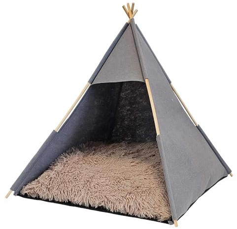 Nobby Filzzelt TENDA grau L x B x H: 70 x 70 x 70 cm