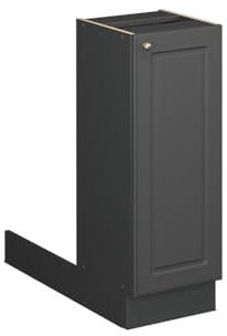 Vicco isola cucina Fame-Line, Landhaus antrazit-oro, 30 cm senza piano di lavoro