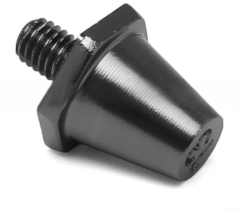 Juego de tacos profesionales para zapatos de fútbol, paquete de 12 tacos M5 de 11 mm/13 mm, compatibles con botas de fútbol roscadas de 5 mm, aleación de aluminio plateado (11 mm)