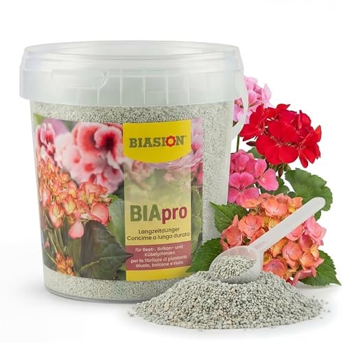 BIASION® Concime per la Fioritura BIApro Granulare a Lento Rilascio NPK (Mg) 18-9-13 (2) - Fertilizzante Minerale per una Nutrizione Completa e Prolungata fino a 3-4 Mesi