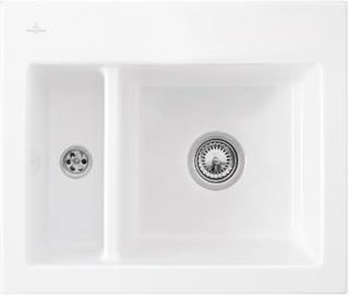 Villeroy & Boch Subway 60 XM 1.5 Bowl White Ceramic Kitchen Sink LHSB - NO Waste
