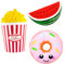 Squishies Toys, Hirsiran 3Pcs Squishy Jumbo Squeeze Toy Slow Rising Scented Stress Relief Smile Donut Ice Cream Pop Corn Toy for Kids Adults