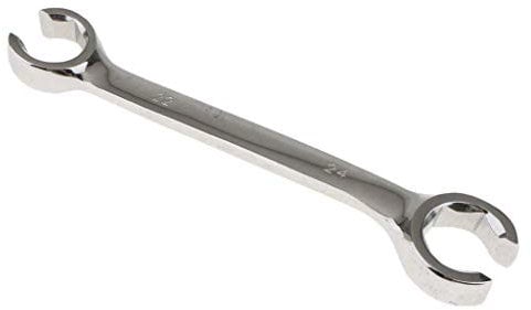 SENRISE Llave de tuerca acampanada, 1 llave de anillo abierto de doble extremo, llave de tubo de freno, métrica para reparación del hogar y automóviles (14 x 17 mm)