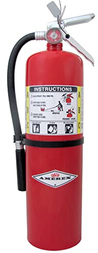 Amerex B456 10 lbs ABC Dry Chemical Fire Extinguisher with Wall Bracket