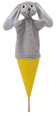 MU Brno - Kaninchen Handpuppe, 3in1 54 cm