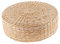 Baoblaze Japanisches Traditionelles Tatami Rundes Geflochtenes Natur Handgemachtes Strohgewebtes Sitzkissen Ø 30 cm 6/10/20 cm Dicke, 30x30x10cm