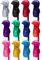 12 Stücke Seidiger Durag Kappe Weiches Kopftuch mit Langem Schwanz Elastische Breite Träger Kopfwickel für Frauen Männer Gefälligkeiten, 12 Farben (Klassisch Sortierte Farben)
