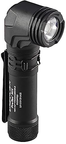 Streamlight 88094 ProTac 90X 1000-Lumen Right Angle Compact Multi-Fuel Tactical EDC Flashlight Includes Non-Rechargeable Batteries and Holster, Black