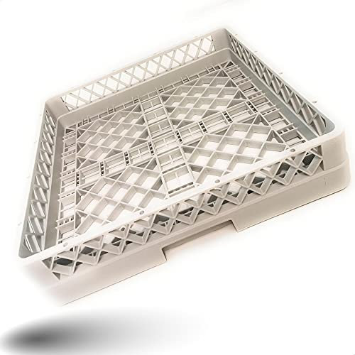 Gastronette Spülkorb Korb Besteck grob Teller Gläser Tassen Tabletts für Gastronomie Spülmaschine Spülmaschinenkorb Universal aus Kunststoff 50x50 cm feinmaschig stapelbar Tablettkorb GN Norm