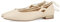 GIOSEPPO Bailarinas Color Off-White de Piel con Cordones para Mujer maringa