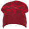 Tommy Hilfiger Monogram Beanie Mütze, Bordeaux-Rot