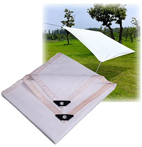 90% Shade Cloth Durable Mesh Shade Cloth with Grommets,Shade Cloth for Garden Plants Heat Protection,Shade Sail for Outdoor Pergola Lawn Shade,Shade Fabric for Kennel Chicken Coop