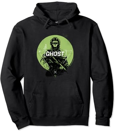 Call of Duty: Modern Warfare 2 Ghost Green Spotlight Shot Pullover Hoodie