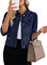 Vetinee Women's Denim Jacket - Lapis Loft - Size XL - Fits UK Size 20 - 22