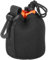 PATIKIL Camera Lens Bag, 1 Pcs 3 ID x 3.9 H Drawstring Lens Pouch with Thick Protective Neoprene, Lens Case for DSLR Camera Lens, Water Coffee Cups Black, Orange