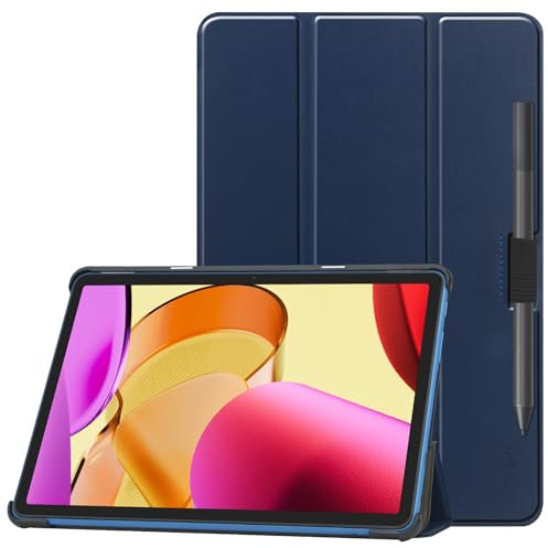 VOVIPO Slim Case for All-new Amazon Fire HD 10 Tablet(13th Generation, 2023 Release)10.1,Super Thin Lightweight Tri-Fold Stand Cover with Auto Wake/Sleep Function-Navy