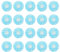 siduytin 100 Pack/Lote Fundas para Auriculares Colorfast fijación Estable desechable sin Tela de Hilo Suelto Funda para Auriculares desechable, Azul, 10-12cm