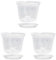 JIHUOO Lot de 3 pots à orchidée en plastique transparent respirant avec trous de drainage et soucoupes 15 cm