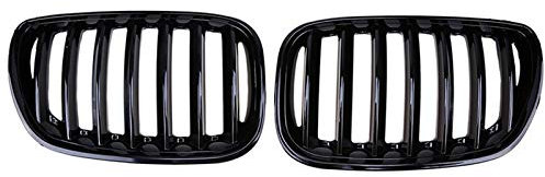 Areyourshop Gloss Black Front Kidney Grill Grille Fit for BMW X5 E53 20042006 X Series
